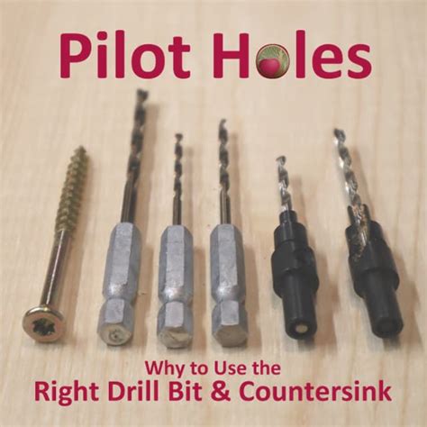 pilot vs hole screw retention